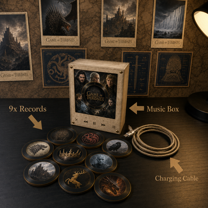 ThroneSounds™ Game of Thrones Magnetic Record Player